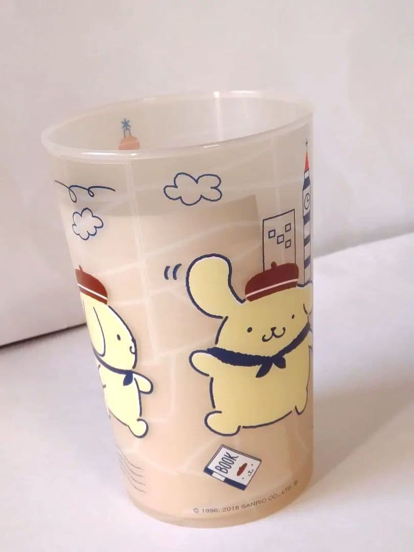 未使用❗️ポムポムプリン 2wayクッション ぬいぐるみ カップ 缶 平成レトロ