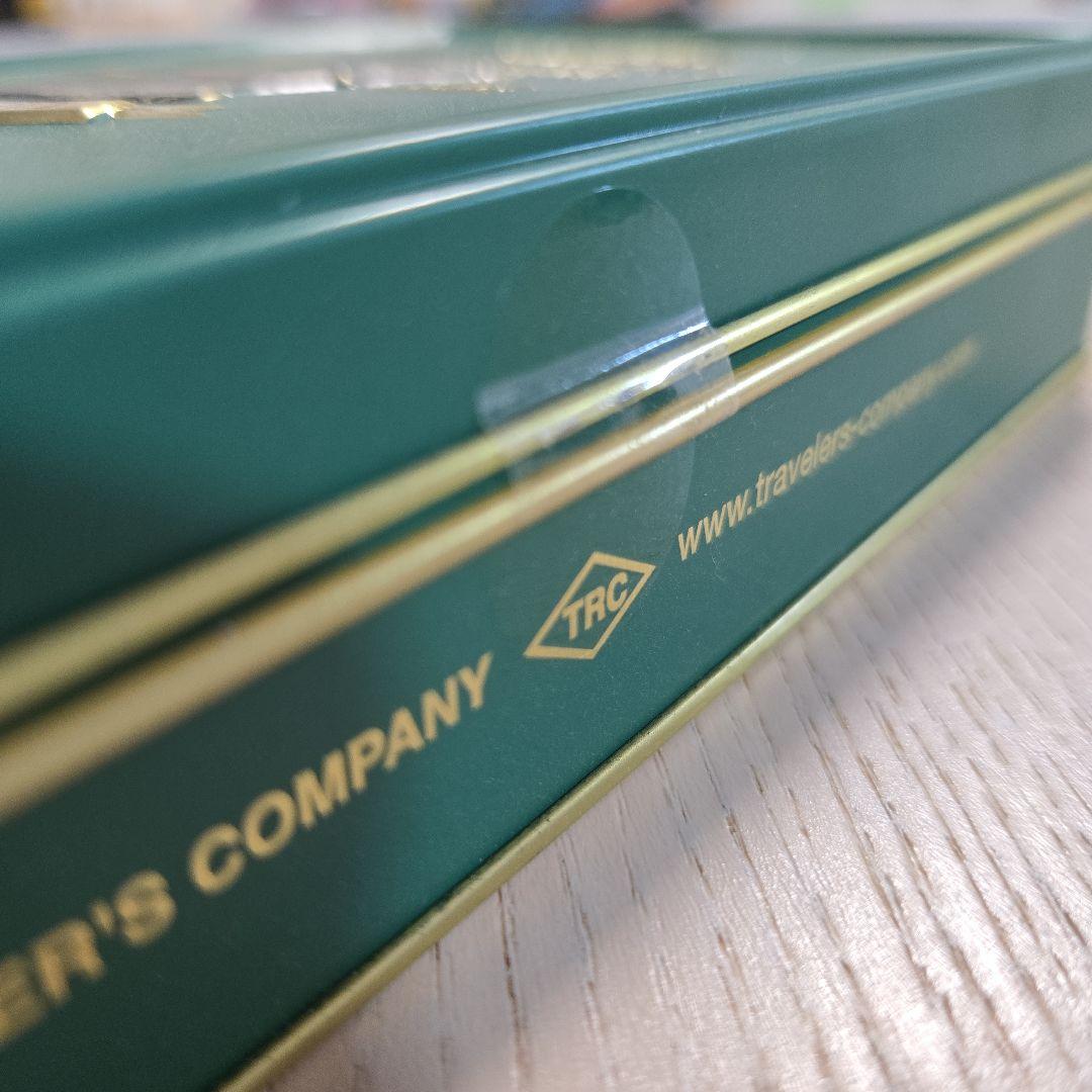 トラベラーズノート 10周年記念缶 緑