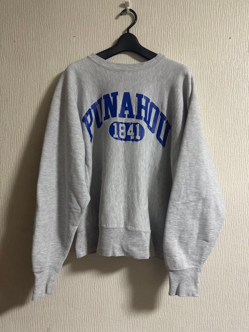 チャンピオン　リバースウィーブ　80s カレッジ　トリコタグ　USA