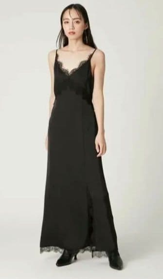 FRAY I.D[WEB限定カラー]レーストリムキャミワンピース