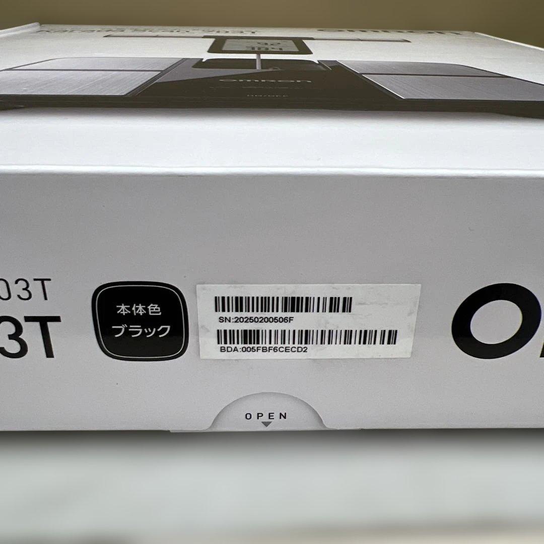 511050オムロン 体重体組成計 カラダスキャン ブラック KRD-703T