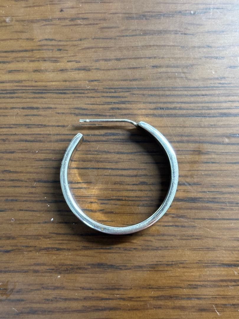 ティファニー　ナローフープ　ピアス　片耳　Tiffany シルバー　1837