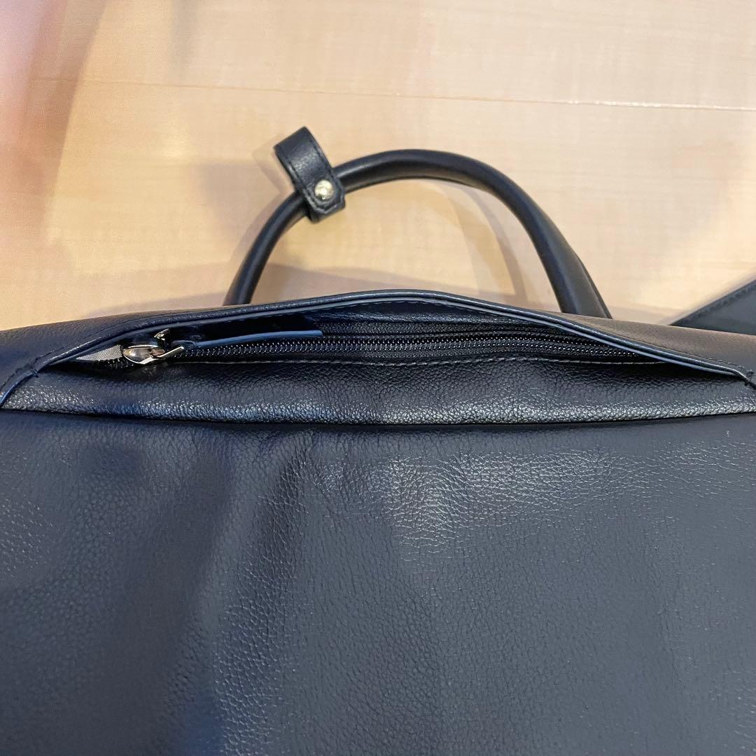 【美品】 TUMI トゥミ ハンドバッグ 2way レザー ショルダー ブラック