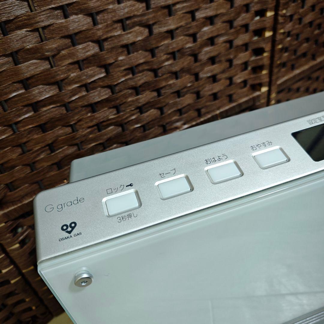 【極美品】ノーリツ ガスファンヒーター 都市ガス用 GFH-2400D ホワイト