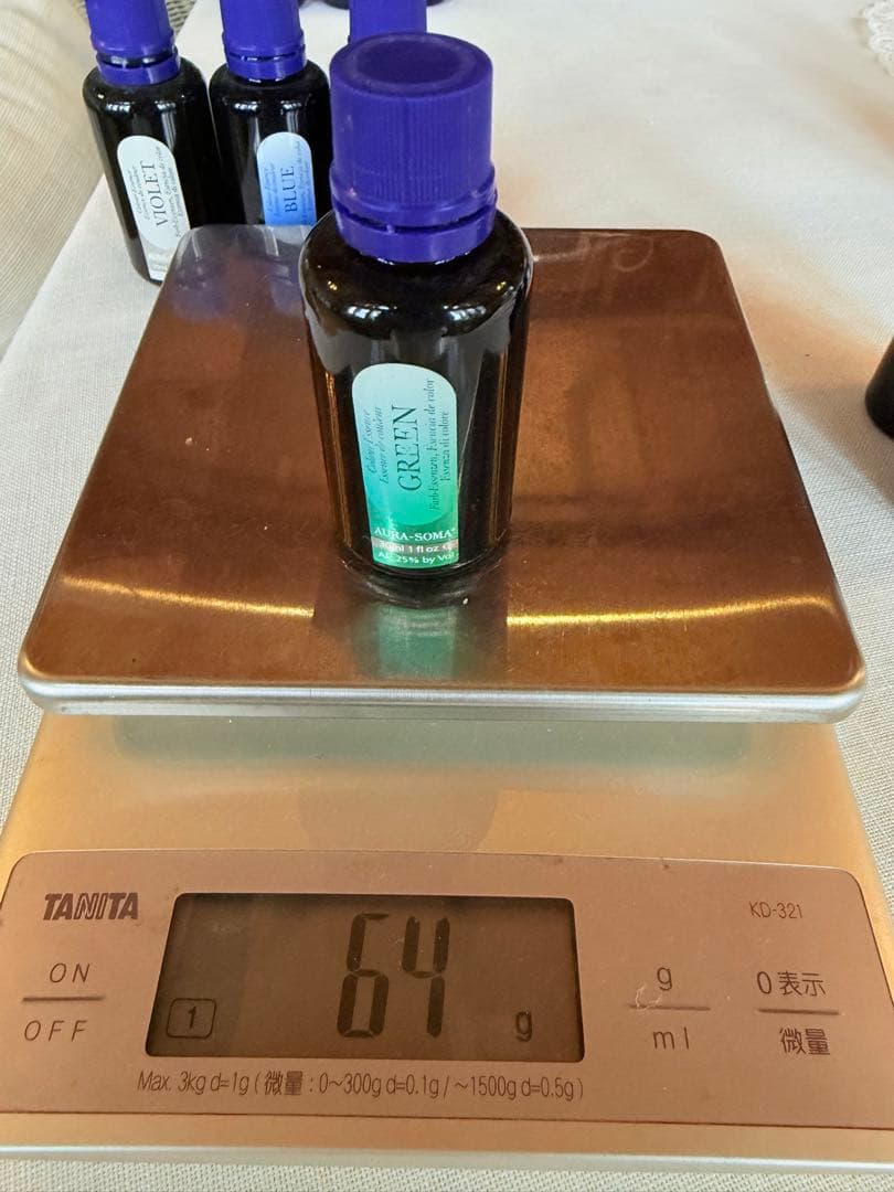 オーラソーマ カラーエッセンス 6色 セット50ml説明書付き