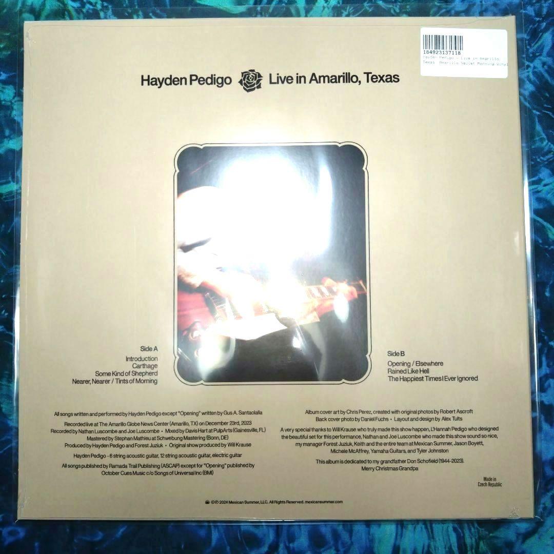 洋楽 Live in Amarillo, Texas /Hayden Pedigo