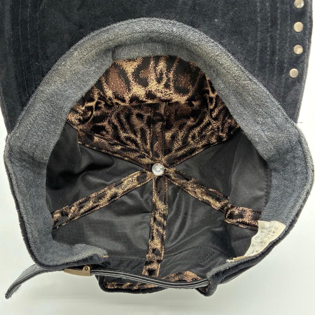 帽子 Special! 00s Roen Velour Skull Chain Cap