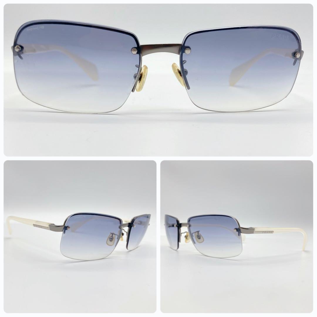 PRADA プラダ リムレス サングラス スクエア y2k archive