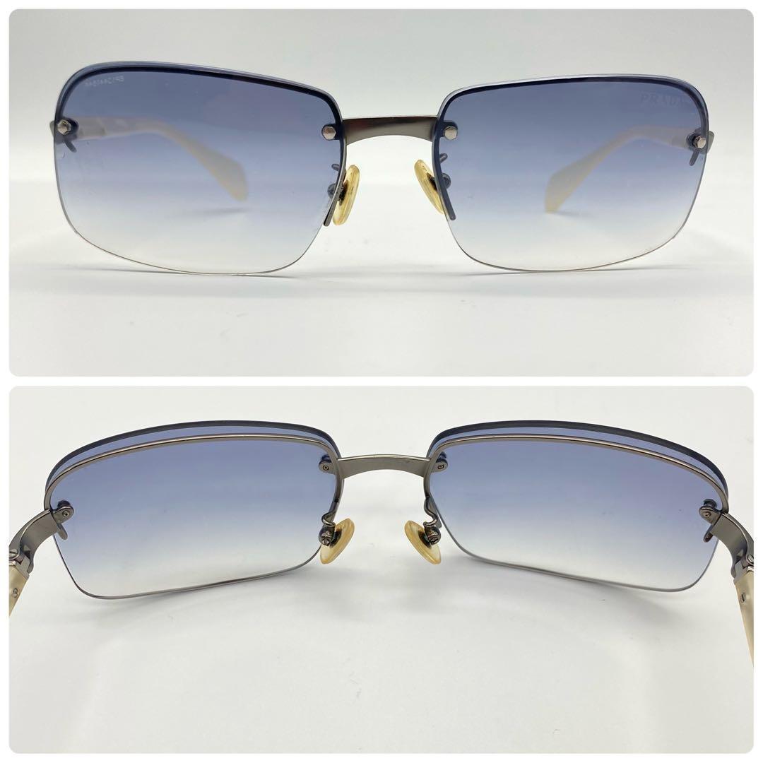 PRADA プラダ リムレス サングラス スクエア y2k archive