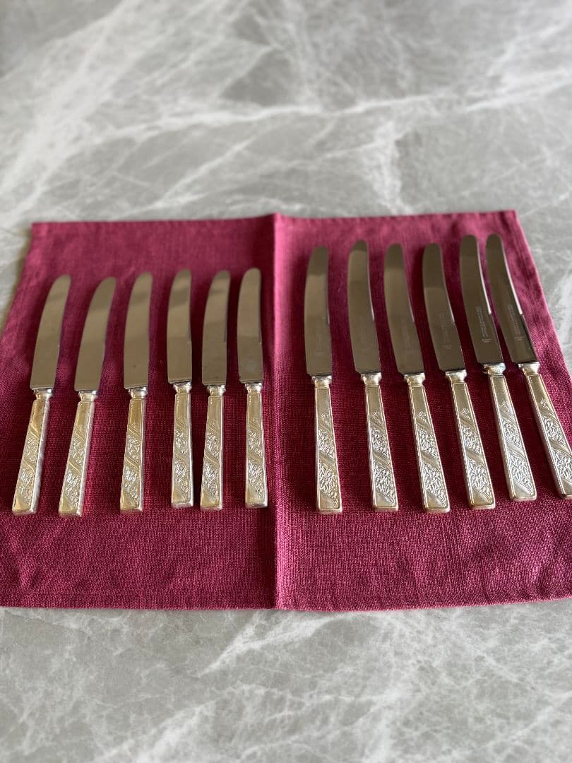 sue &mr.ピクルス　シェフィールド製 アンティーク カトラリーセット