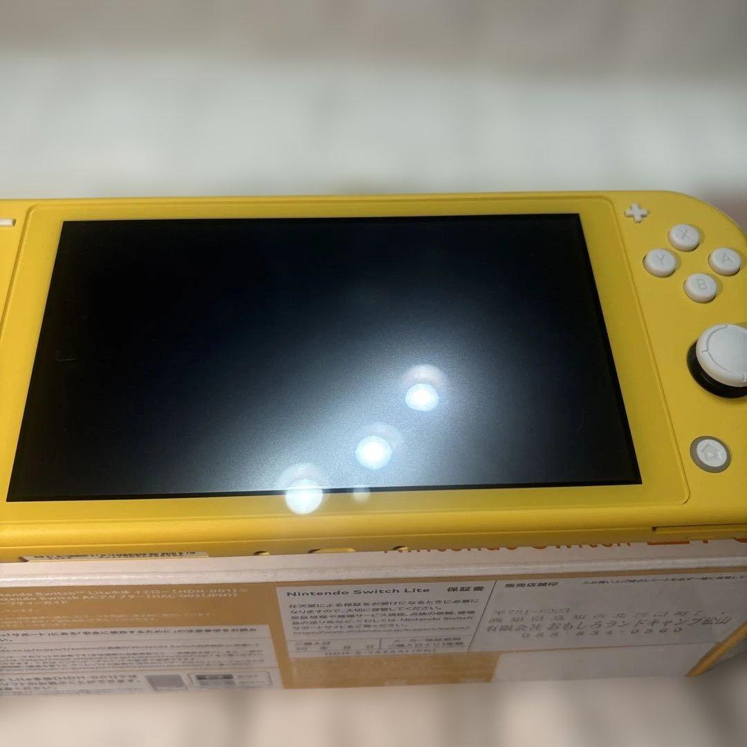 Nintendo Switch Lite イエロー 本体　美品