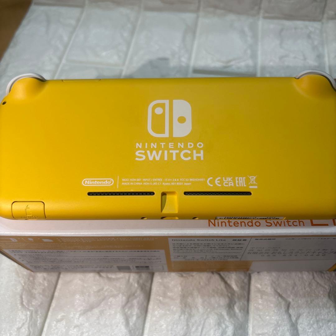 Nintendo Switch Lite イエロー 本体　美品