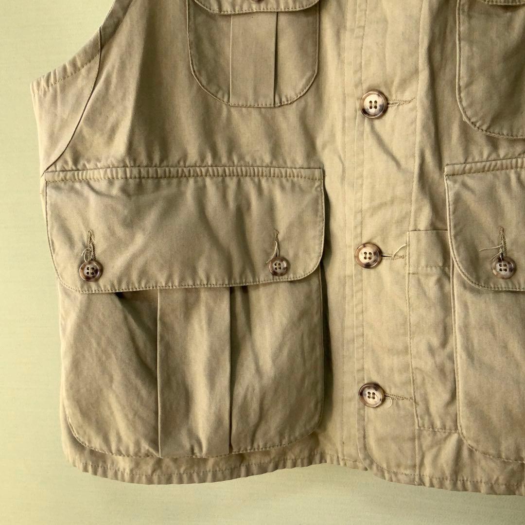 米国製 Willis& ウィリス＆ガイガー コットンベストMカーキ