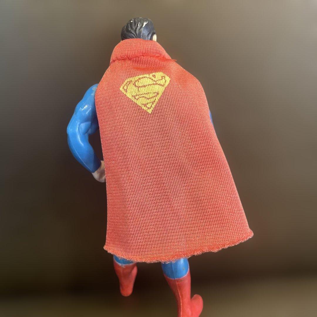 1984年ビンテージスーパーマン フィギュア 約15cm 赤ケープ