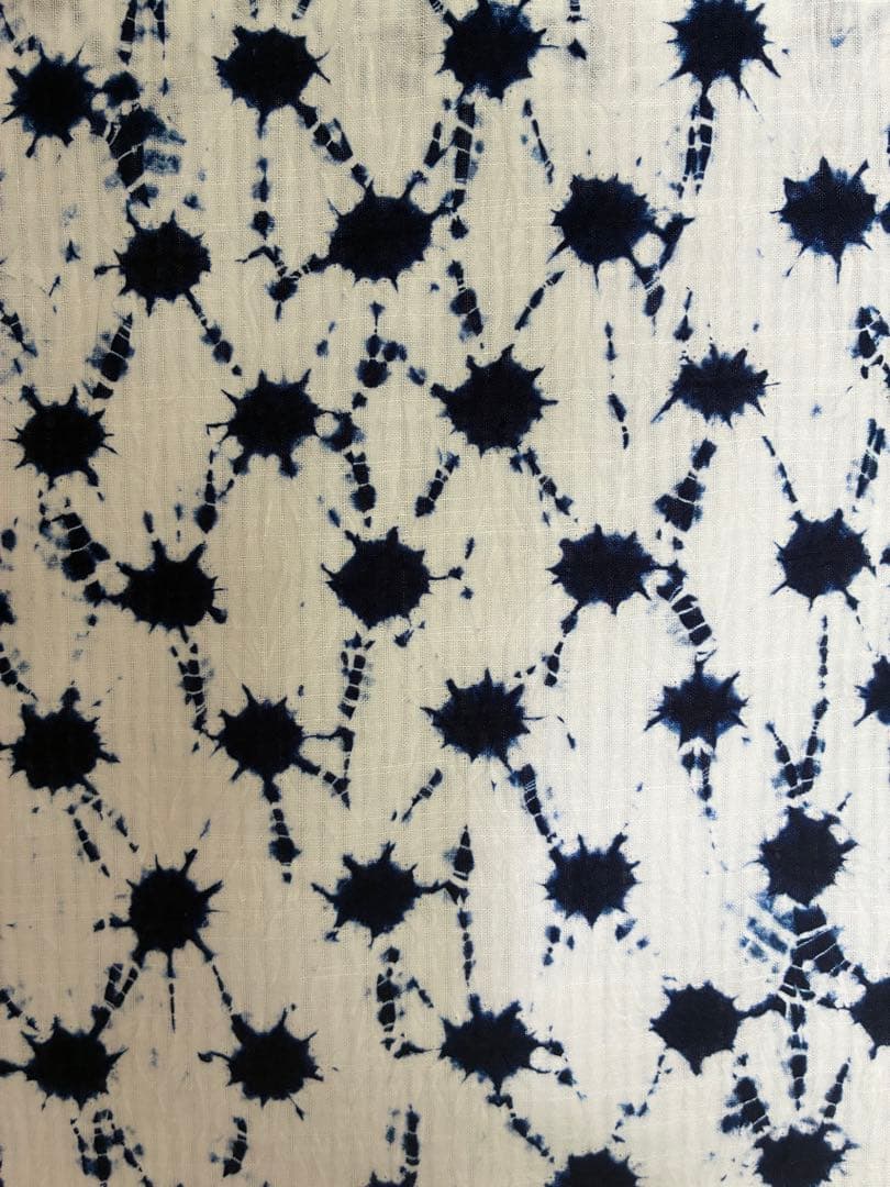 有松絞り　浴衣　日の出絞り