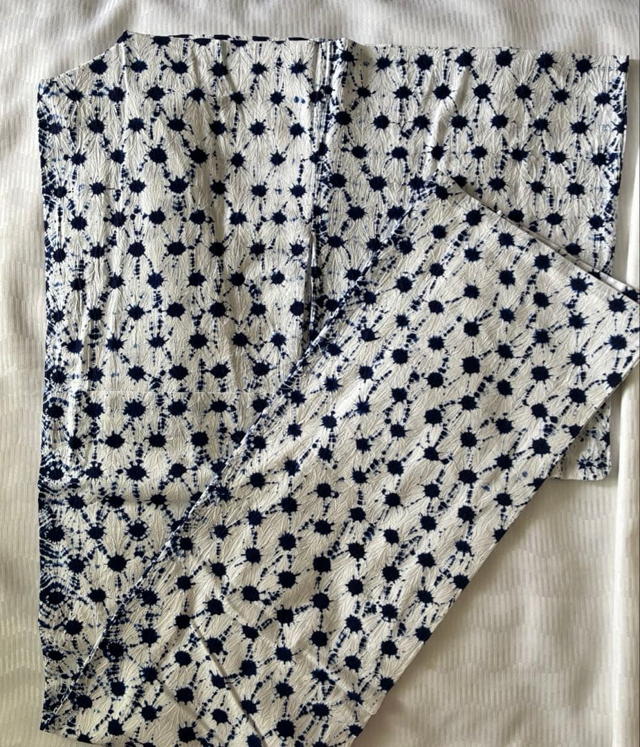 有松絞り　浴衣　日の出絞り