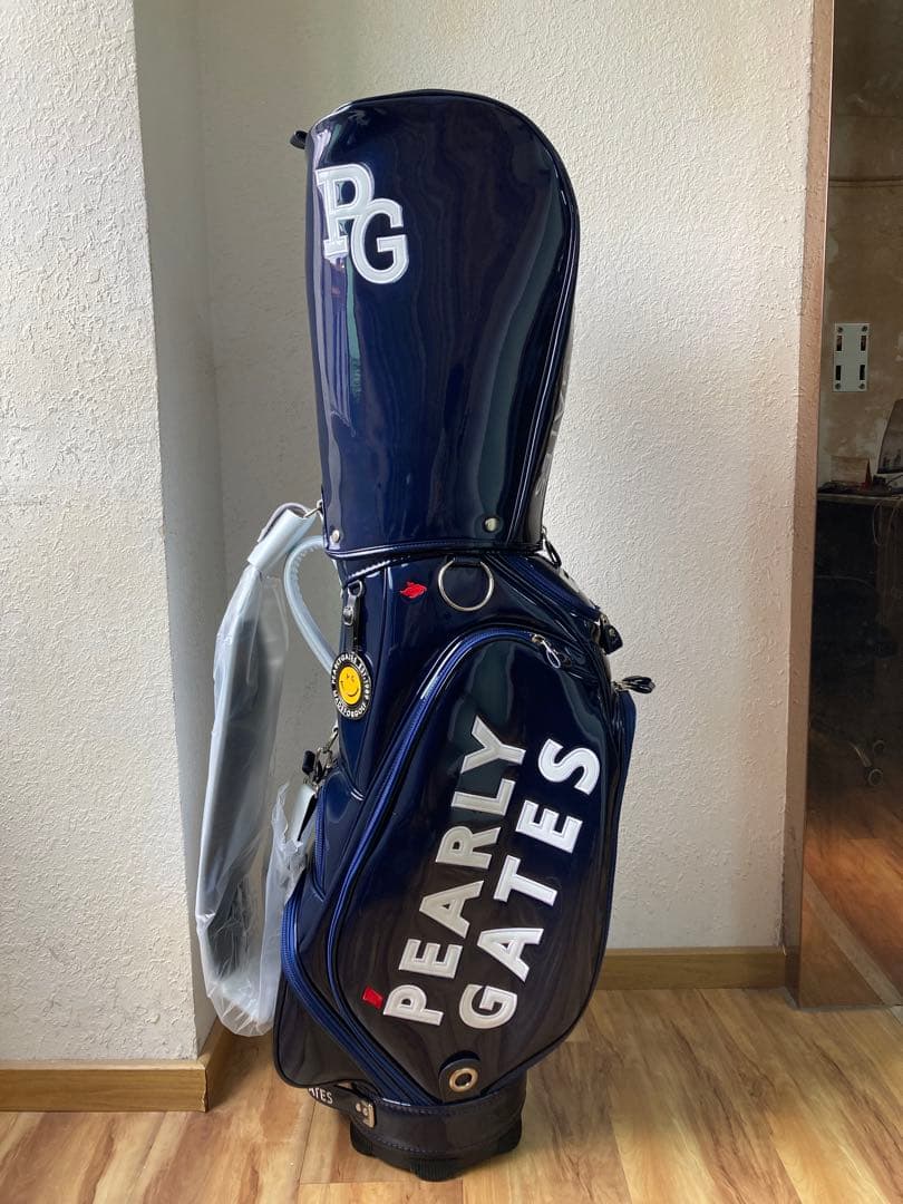 PEARLY GATES キャディバッグ ネイビー ゴルフバッグ