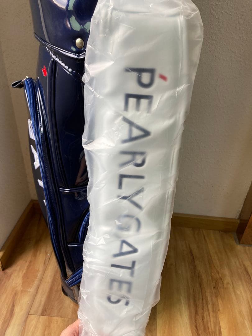 PEARLY GATES キャディバッグ ネイビー ゴルフバッグ