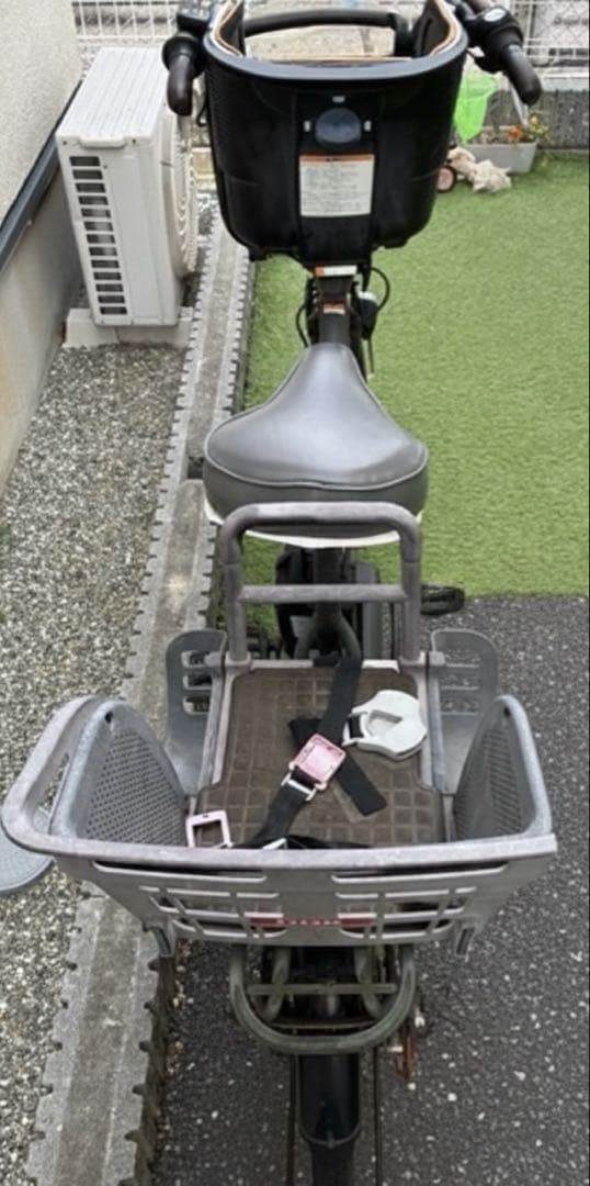 YAMAHA PAS 電動自転車 子供乗せ 前後カゴ