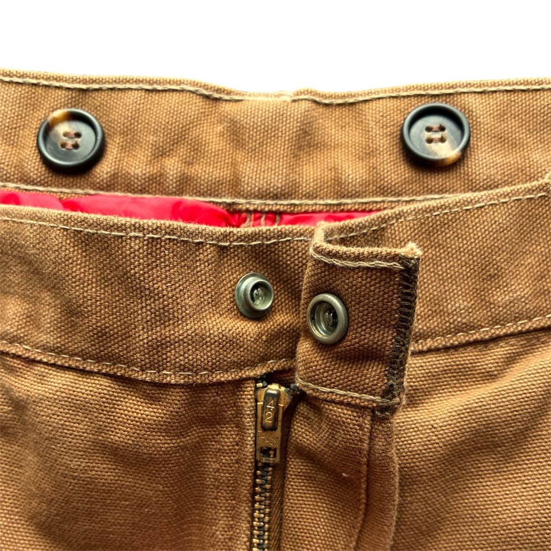 ヴィンテージ 80s Carhartt キルティングライナー ダックパンツ