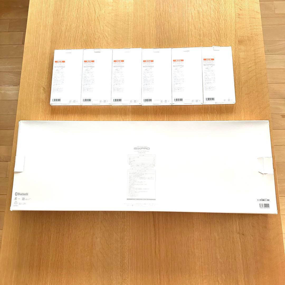 正規品 MTG SIXPAD Abs Belt ＋ 純正品ジェルシート×6箱