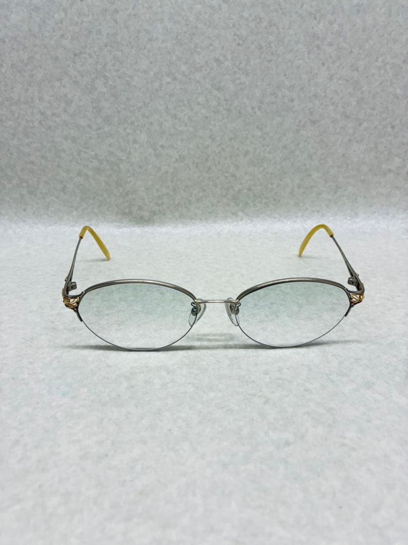 M4）HOYA ホヤ 眼鏡 メガネ 宝石装飾 老眼鏡 フレーム