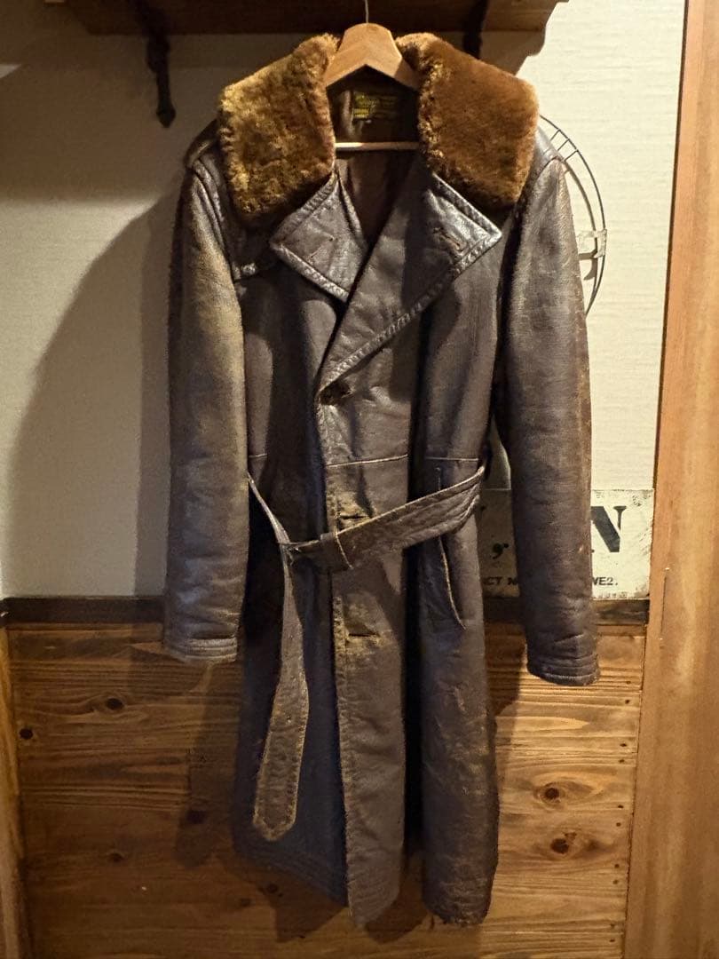 40’s USN M-69F レザーコート G-1 フライトジャケット
