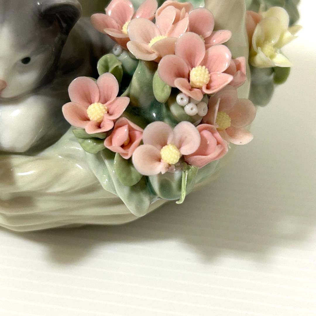 【廃盤品】LLADRÓ リヤドロ 三つ子の仔猫 三つ子の子猫