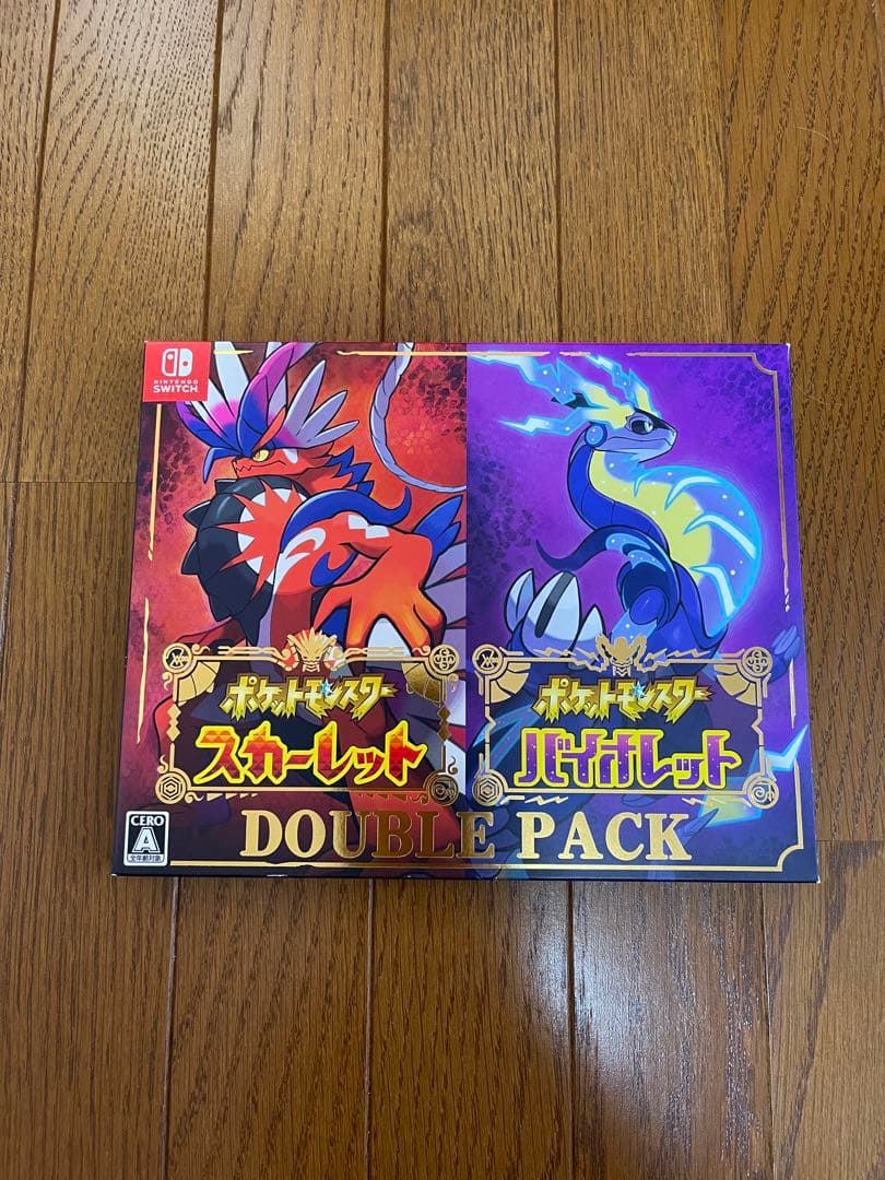 ポケットモンスタースカーレットバイオレット　ダブルパックSwitch