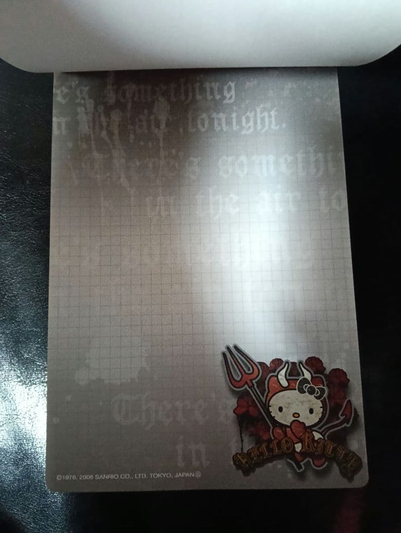 レア【2006年】デビルキティ　メモ帳　レターセット　KT