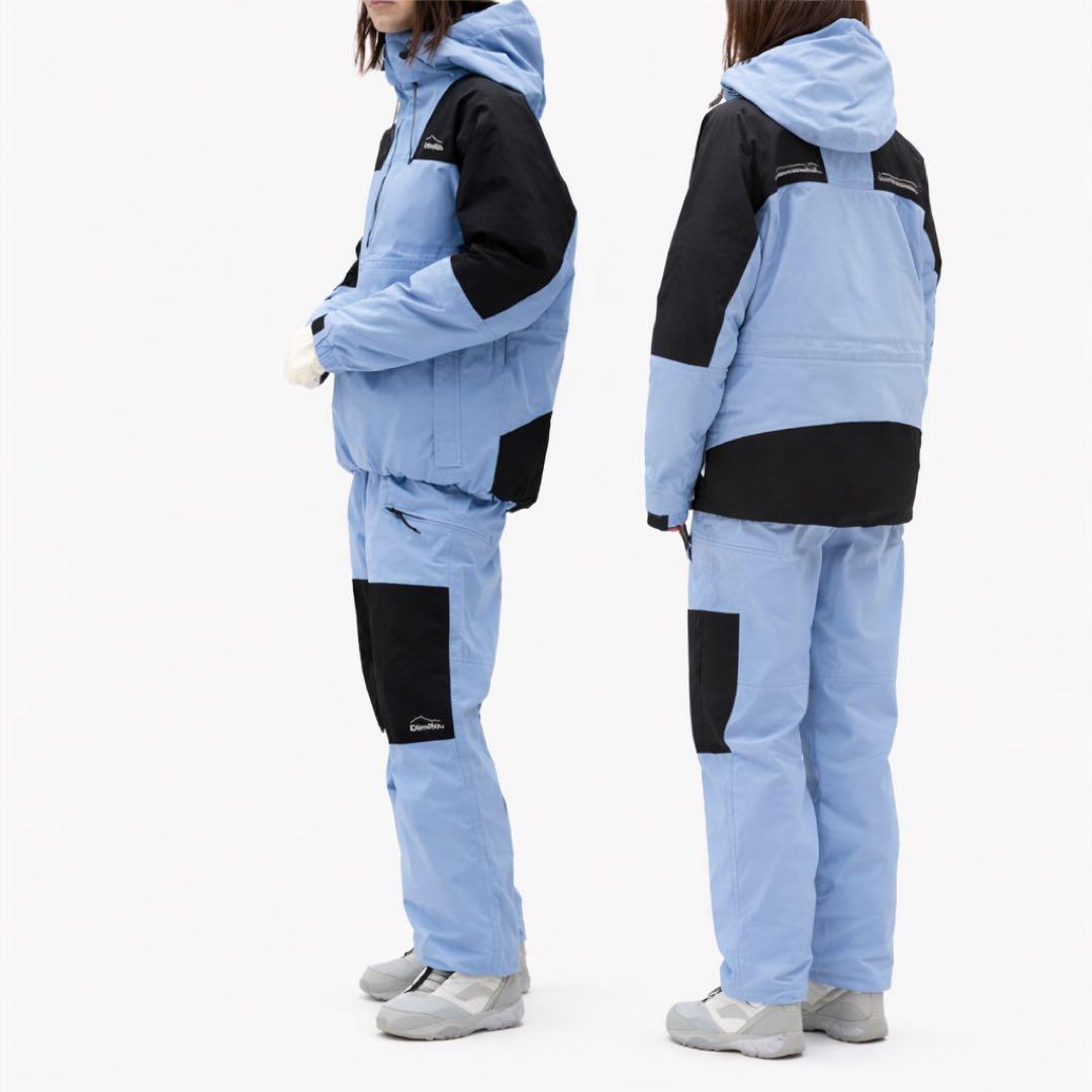 スノーボードウェア 女性用 ライトブルー/ブラック