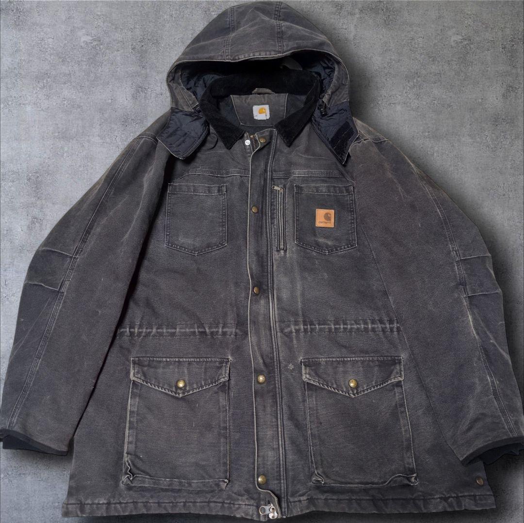 希少✨カーハート キャニオン コート ダック地 別売りフード付き✨ 3XL