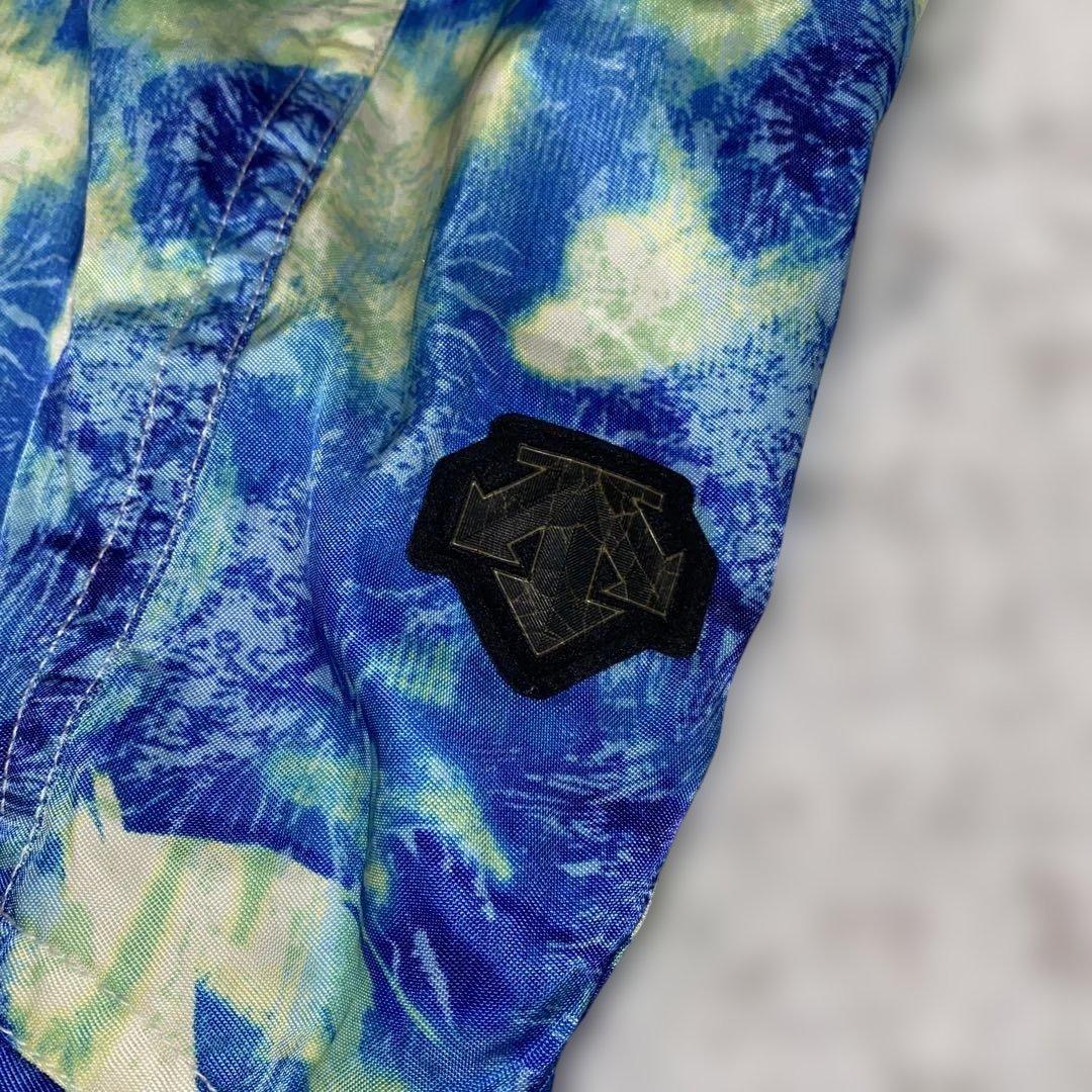 【デサント】レトロ スキーウェア スノボーウェア セットアップ　M 派手カラフル