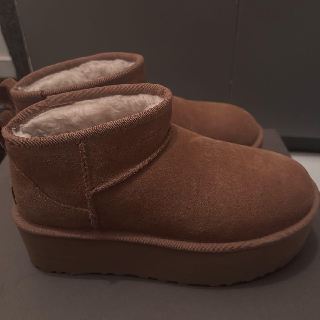靴 UGG Classic Ultra Mini Platform chestnut