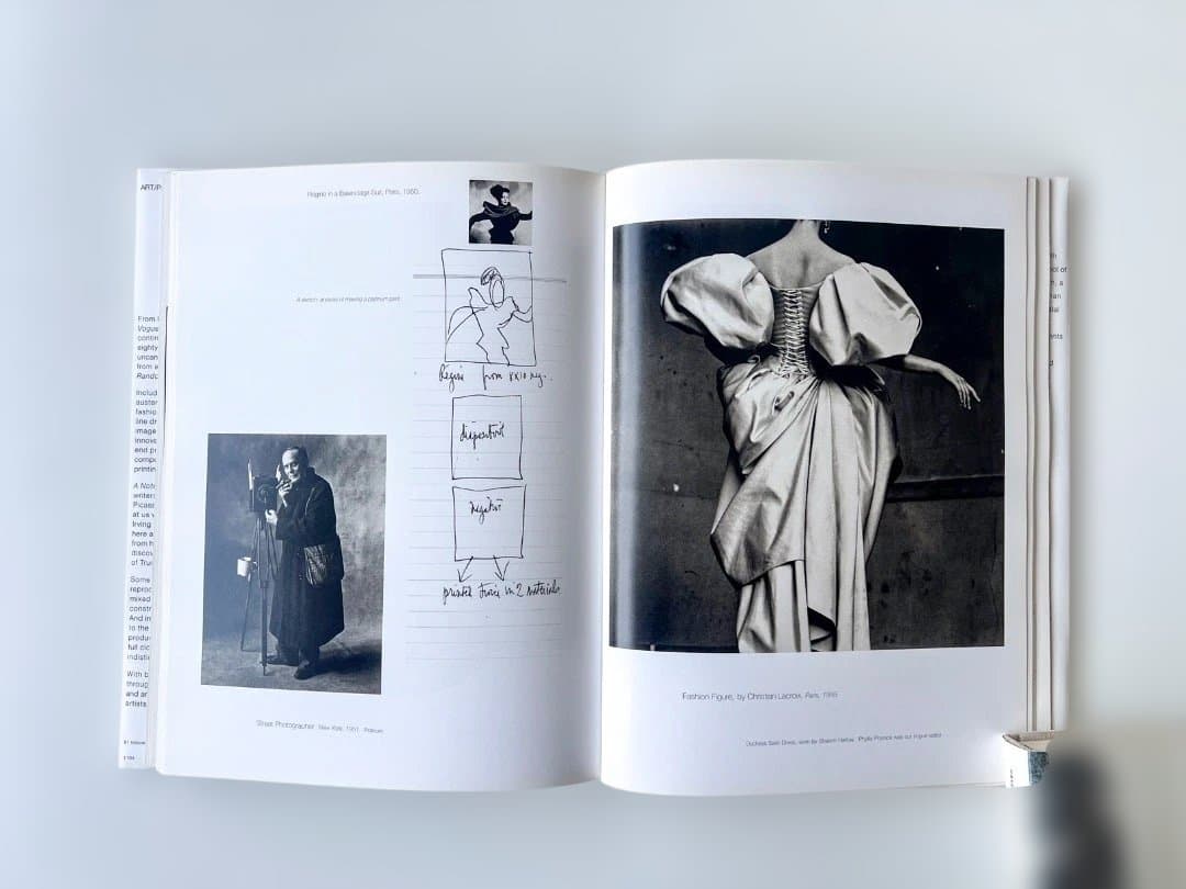アート・デザイン・音楽 A Notebook at Random by Irving Penn