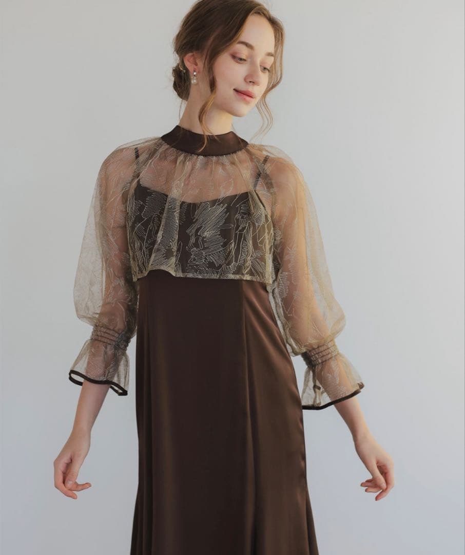 み*あ様 【着画あり】Dorry Doll リーフブラウスセットドレス