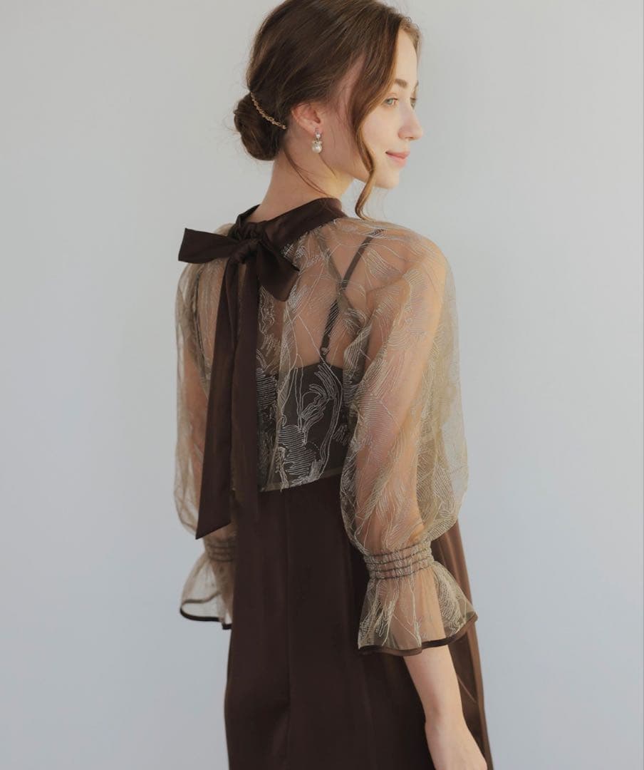 み*あ様 【着画あり】Dorry Doll リーフブラウスセットドレス