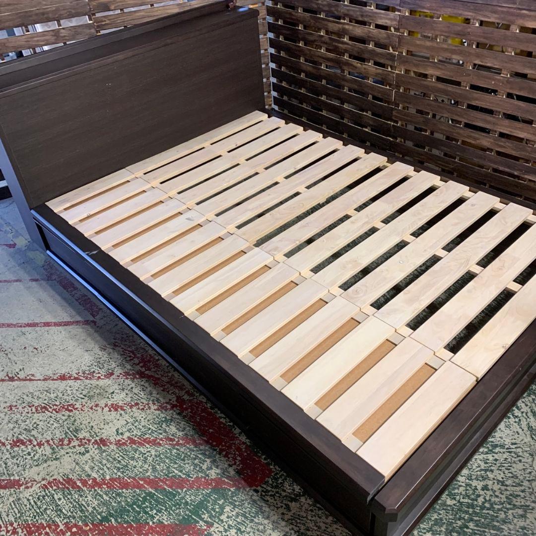 G048\" 現状品 KINGSDOWN ダブルサイズ ベッドフレーム マットレス