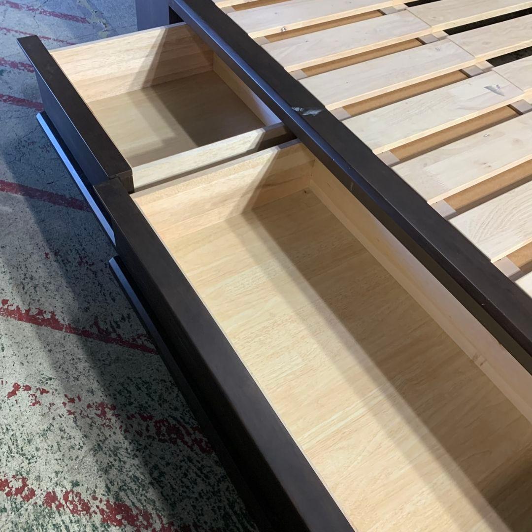 G048\" 現状品 KINGSDOWN ダブルサイズ ベッドフレーム マットレス