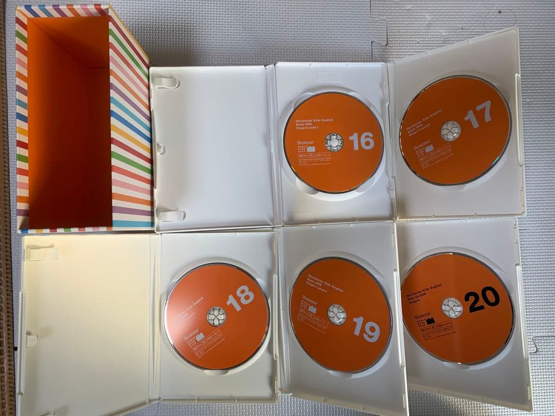 【全巻セット】ベネッセ ワールドワイドキッズ DVD30枚 CD18枚ROM6枚