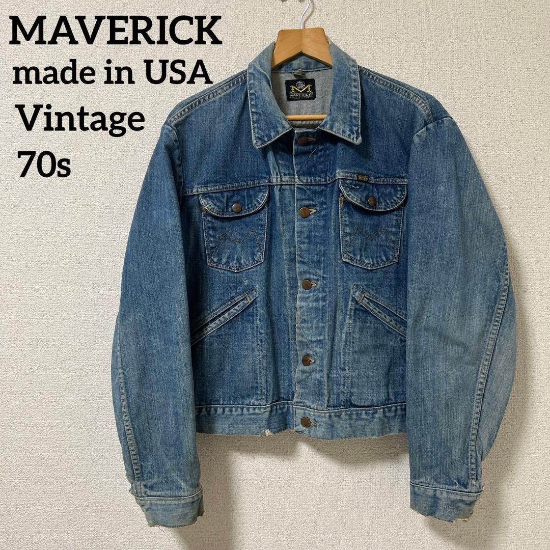 Vintage 70sマーベリック デニムジャケット　L位　USA製
