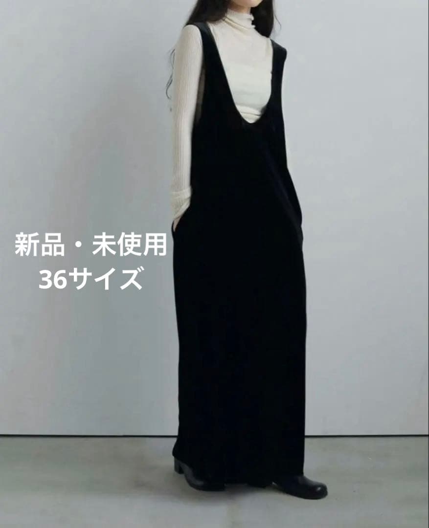 ワンピース anuke velour uneck onepiece