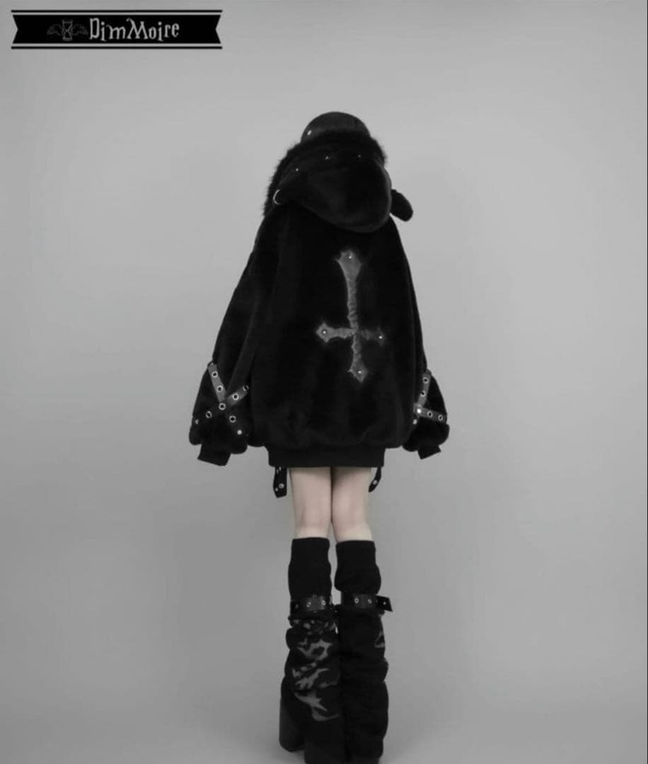 『DIMMOIRE』BABY SHEEPファーパーカーII/BLACK