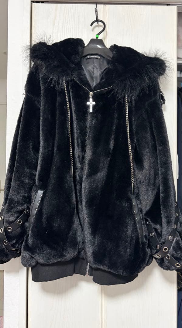 『DIMMOIRE』BABY SHEEPファーパーカーII/BLACK