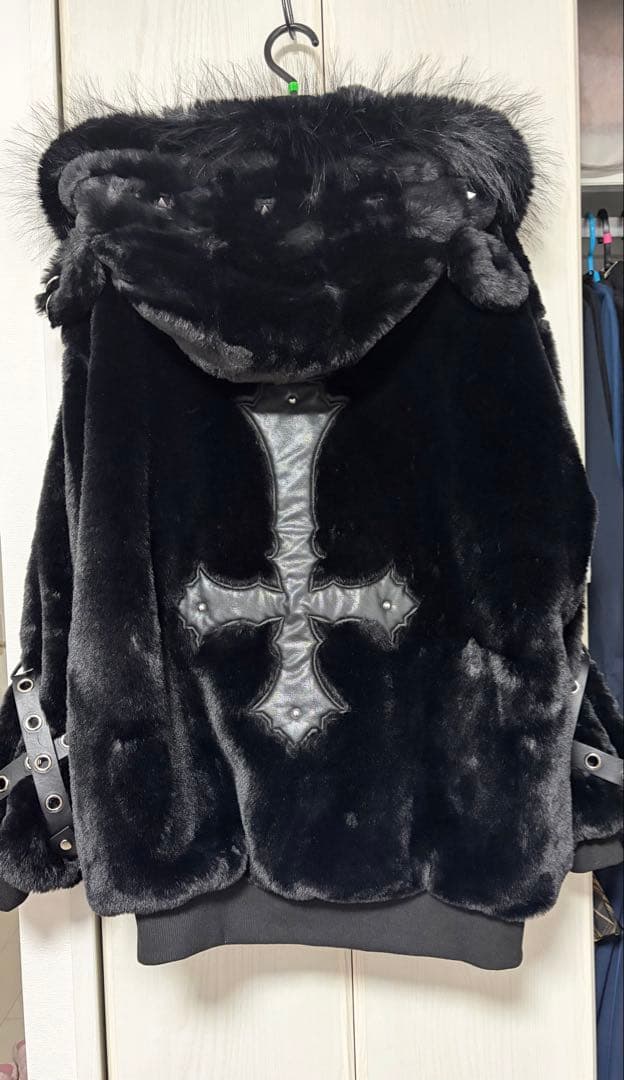 『DIMMOIRE』BABY SHEEPファーパーカーII/BLACK