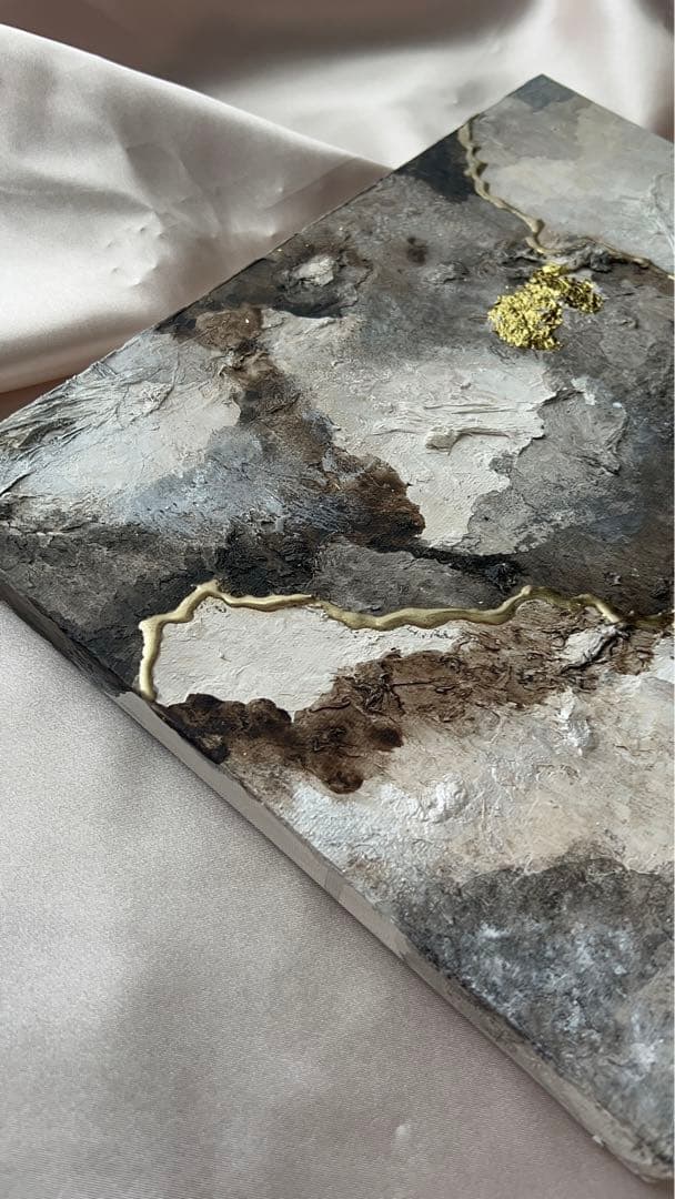 テクスチャー　アート　絵画　インテリア　ニュアンス　海外　雑貨　抽象画　モダン