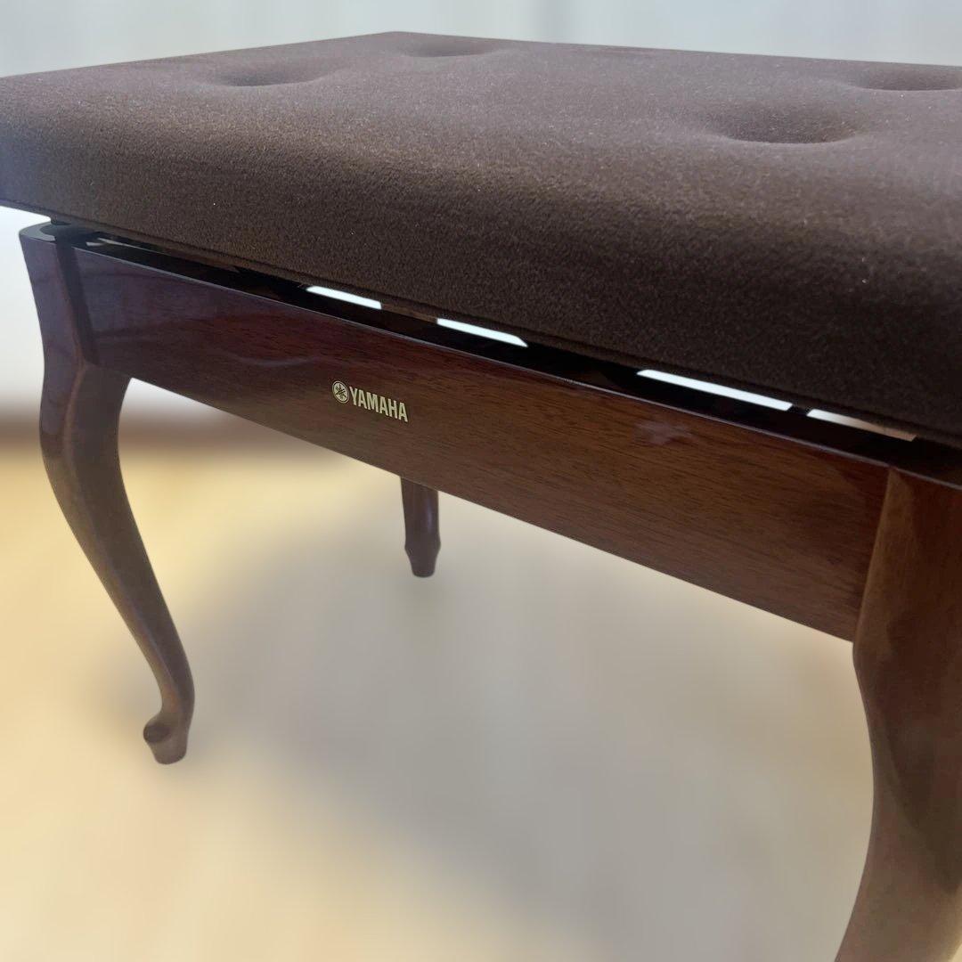 【極美品】YAMAHA ピアノ付属椅子　木目　猫脚　マホガニー