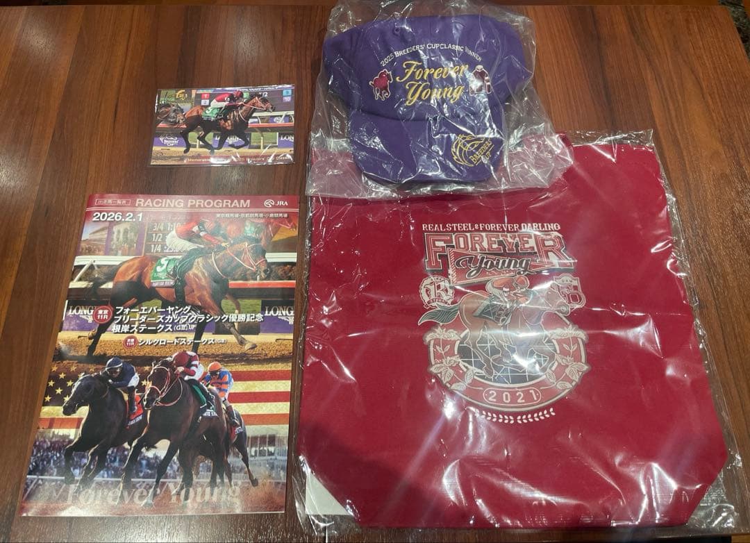 フォーエバーヤングBC優勝記念　オリジナルキャップ&トートバック等