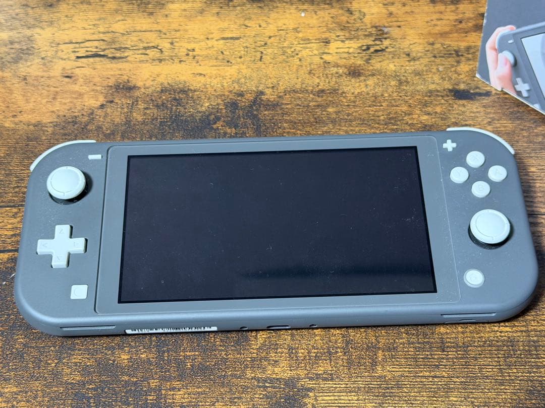 Nintendo Switch light グレー　箱　充電アダプタ付き