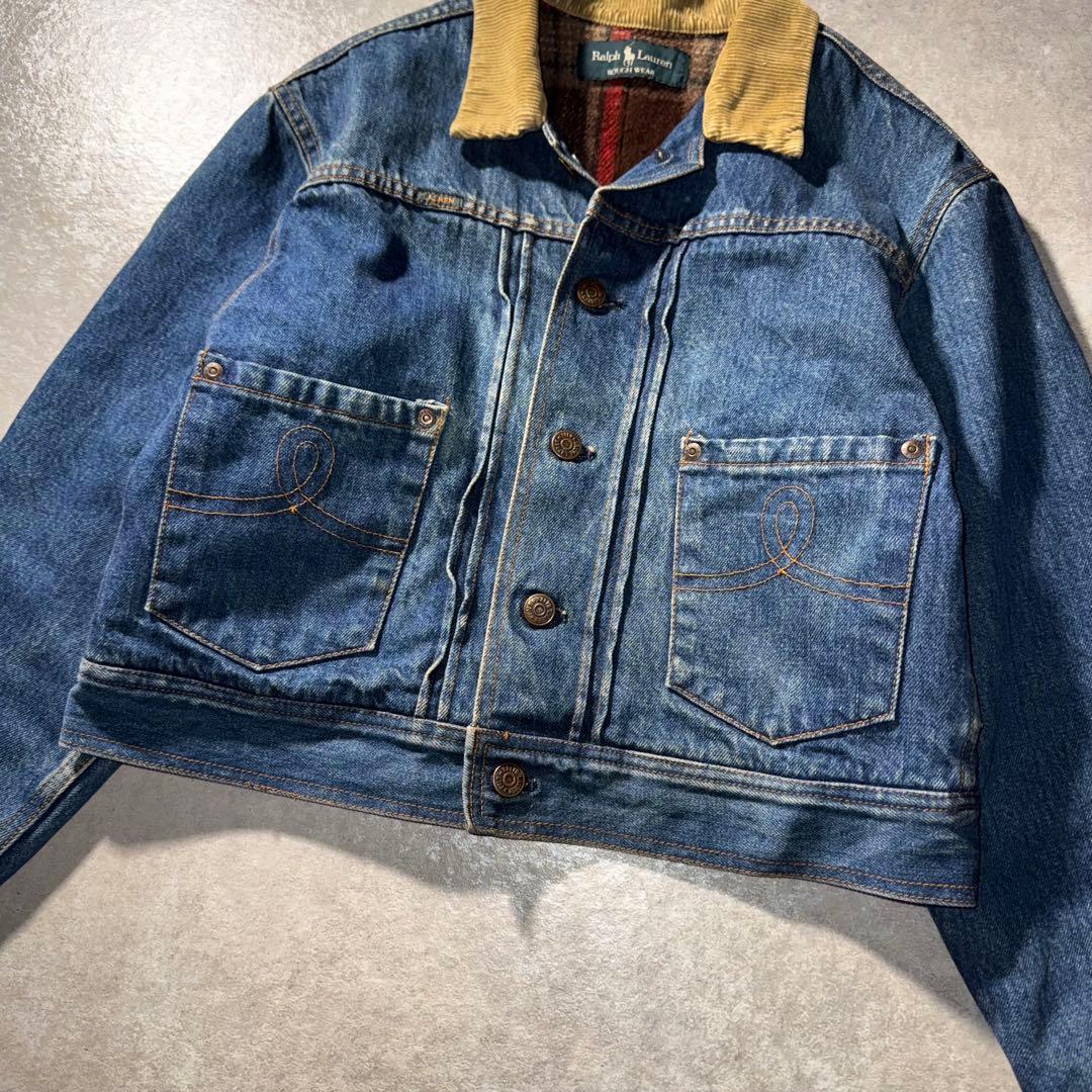 ジャケット・アウター 70s ralph lauren type 2nd denim jacket